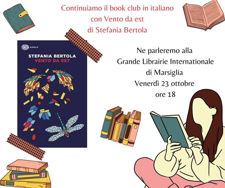 Le book club en italien à la Grande Librairie Internationale de Marseille